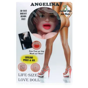 Dmuchana lalka miłości Angelina cyberskóra 156 cm - 73860283